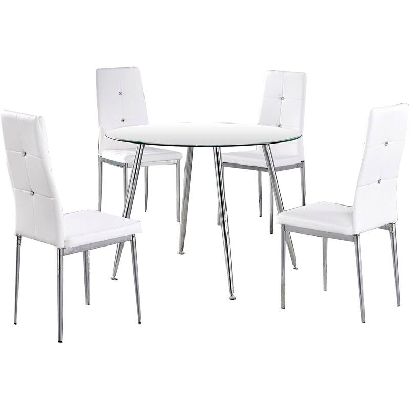5-Piece Glass Dinette Set G95549