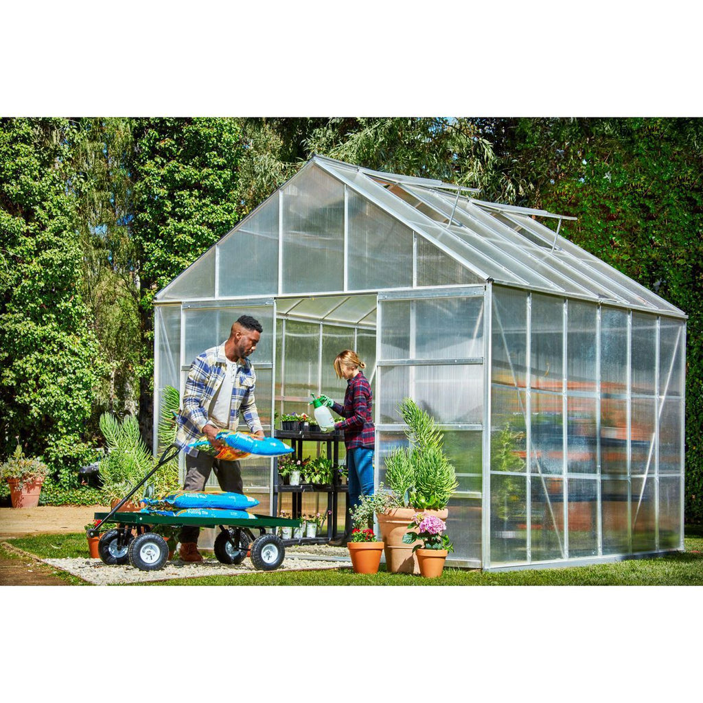 10 ft. x 12 ft. Greenhouse with 4 Vents B78936