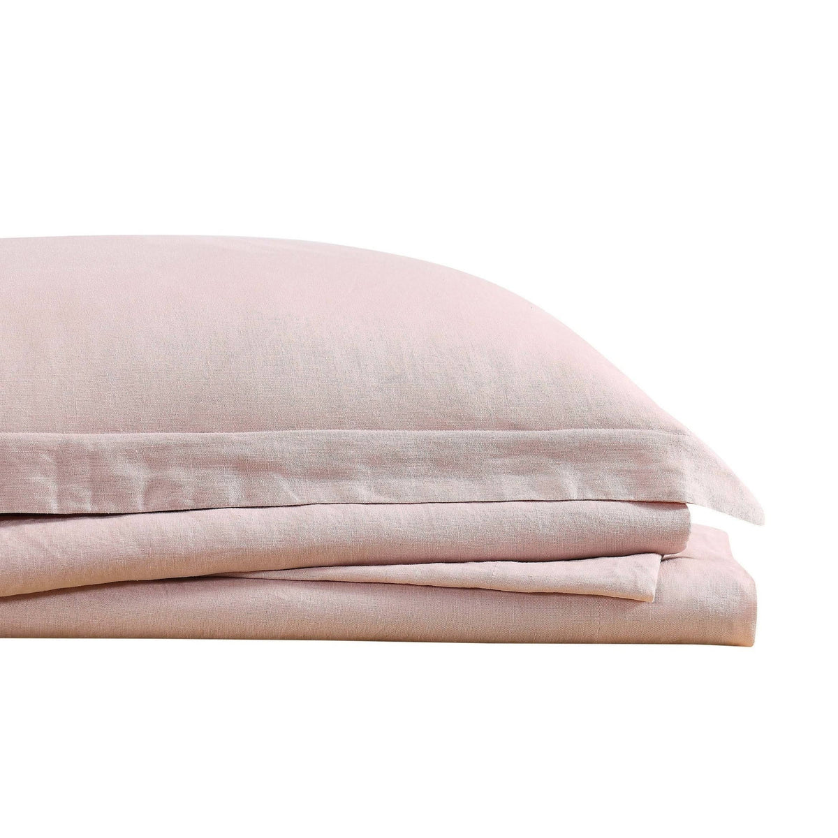 Blush Flax Linen California King Sheet Set D31965