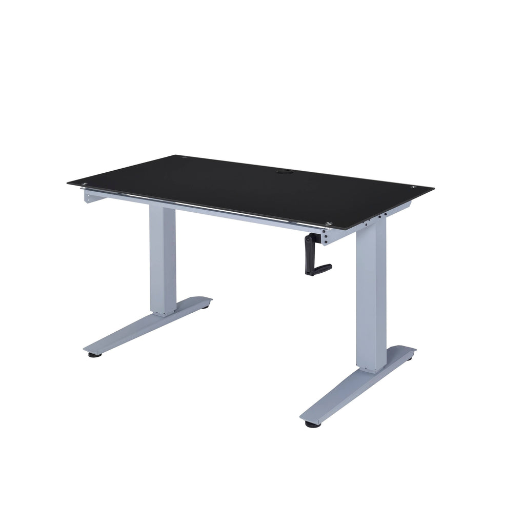 Black Glass Writing Desk S299778