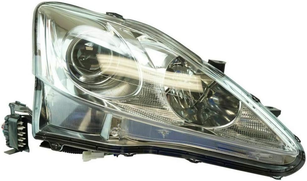 Passenger Side Headlight Assembly for Lexus IS250 / IS350 2006 2008 HID Auto Leveling L82748
