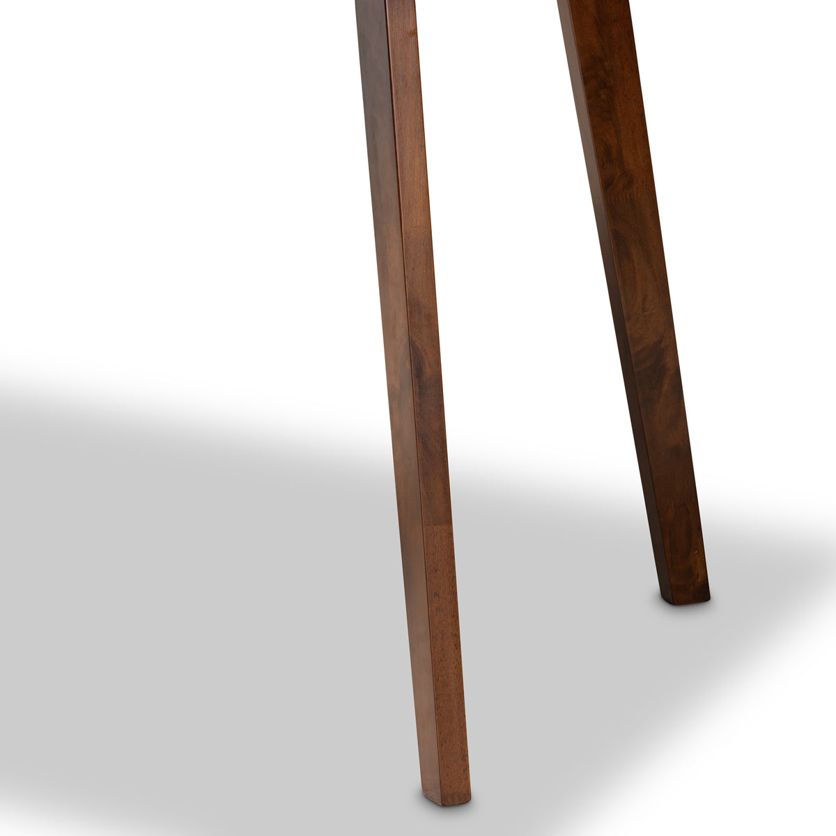 Walnut Brown Rectangular Wood Dining Table C4531