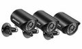 1080p 8CH DVR 4pcs 2MP HD Outdoor Waterproof Camera Night Vision Motion Detection DVR Kit I194519