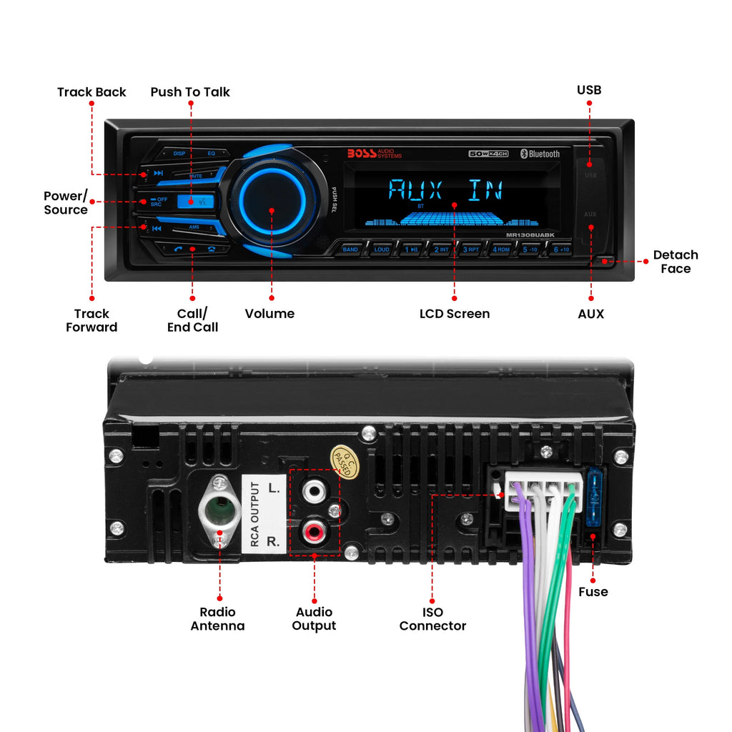 Marine Receiver with Bluetooth USB SD J97683