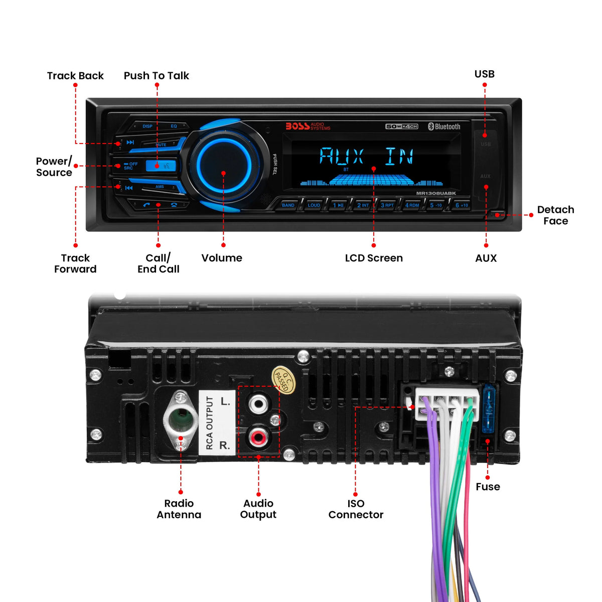 Marine Receiver with Bluetooth USB SD J97683