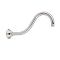 12-Inch Wall Mount Shower Arm with 1/2-Inch NPT Thread, Satin Nickel O890