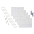 Gloss White Backsplash Kit K983