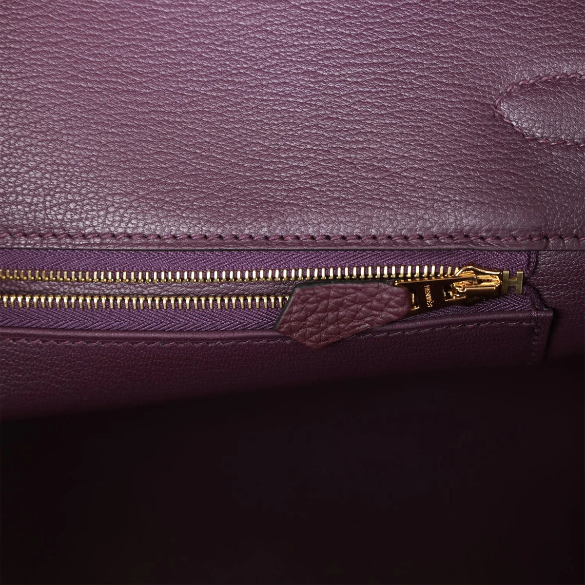 Cassis Togo Leather Handbag A1293