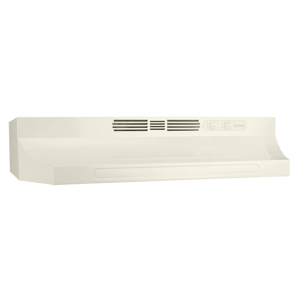 24 in. Ductless Under Cabinet Range Hood with Light in Bisque L9085