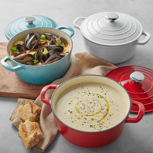 Enameled Cast Iron Covered Dutch Oven, 4 qt. H173513