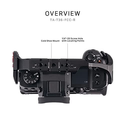 Camera Cage with NATO Rail, Rosette, Cold Shoe, and 1/4"-20 Threads A436115