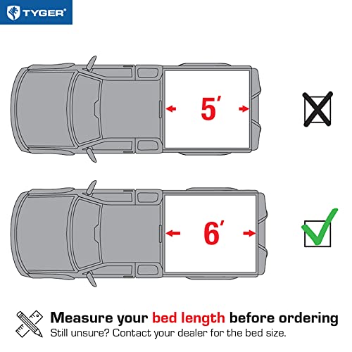 Black Soft Tri-fold Truck Bed Tonneau Cover K99373