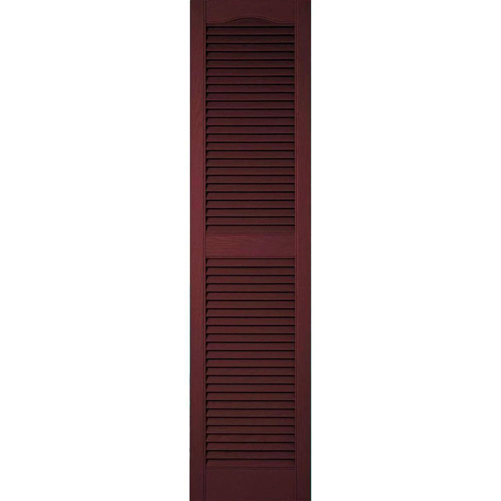 Bordeaux Vinyl Louver Shutters R11503