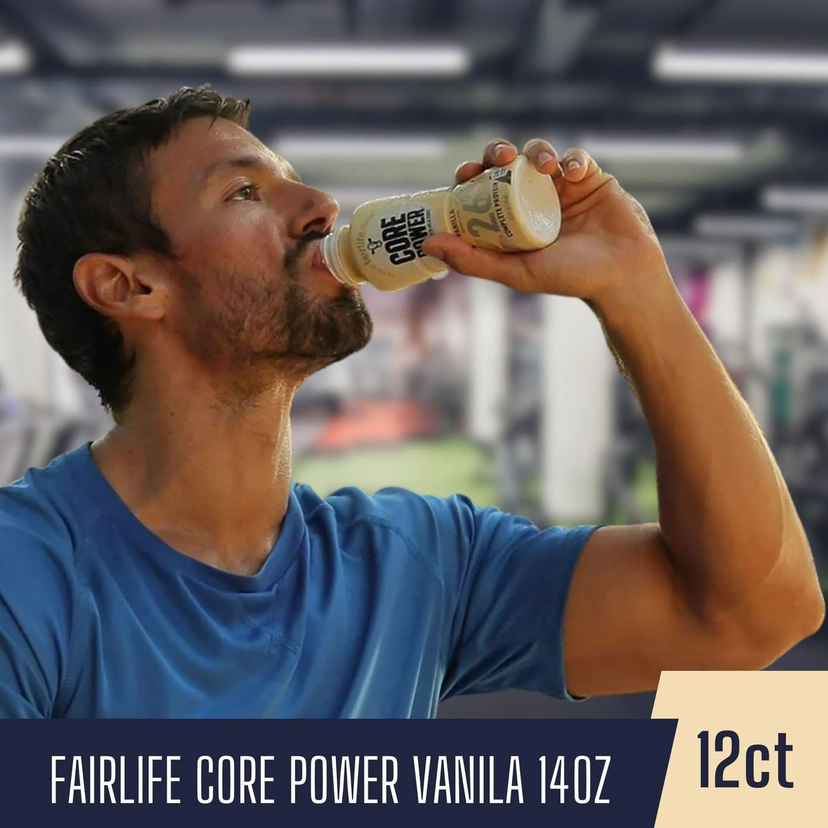 26g Protein Milk Shakes Vanilla 14 Fl Oz Pack of 12 Y8850
