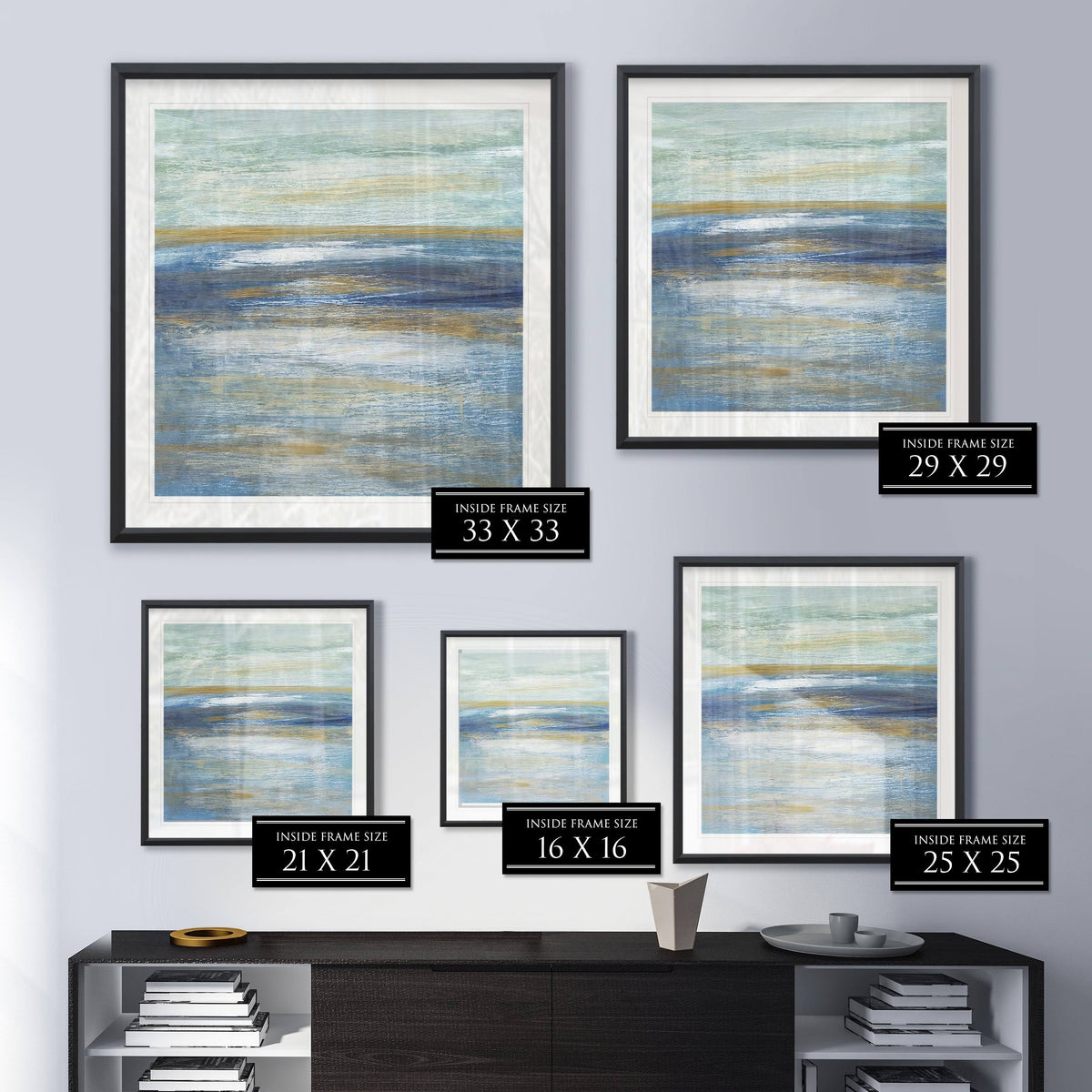Framed Giclee Print 30x30 A982