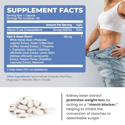 120 Nighttime Pills Weight Loss Support Supplements H802