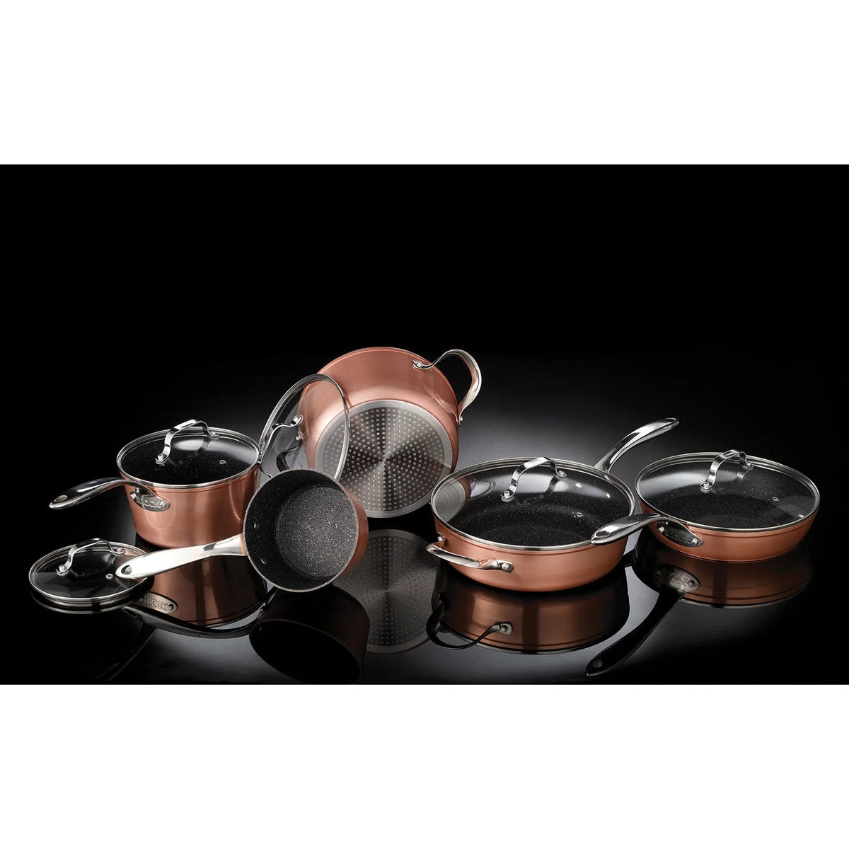 10 Piece Copper Cookware Set P953