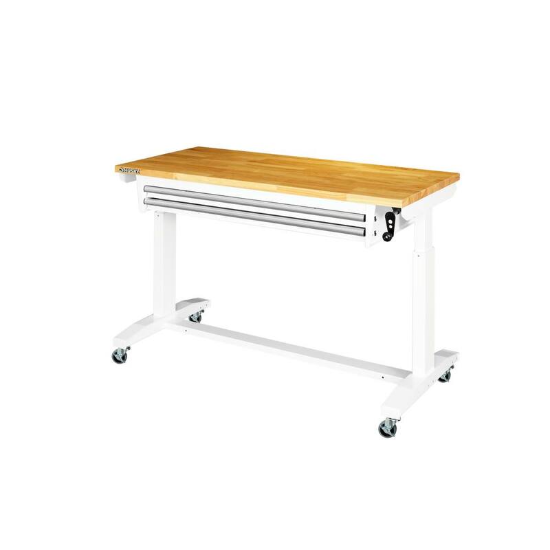 Adjustable Height Table, White G166734