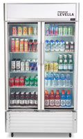 16 Cubic Foot 2-Glass Door Display Refrigerator B911012