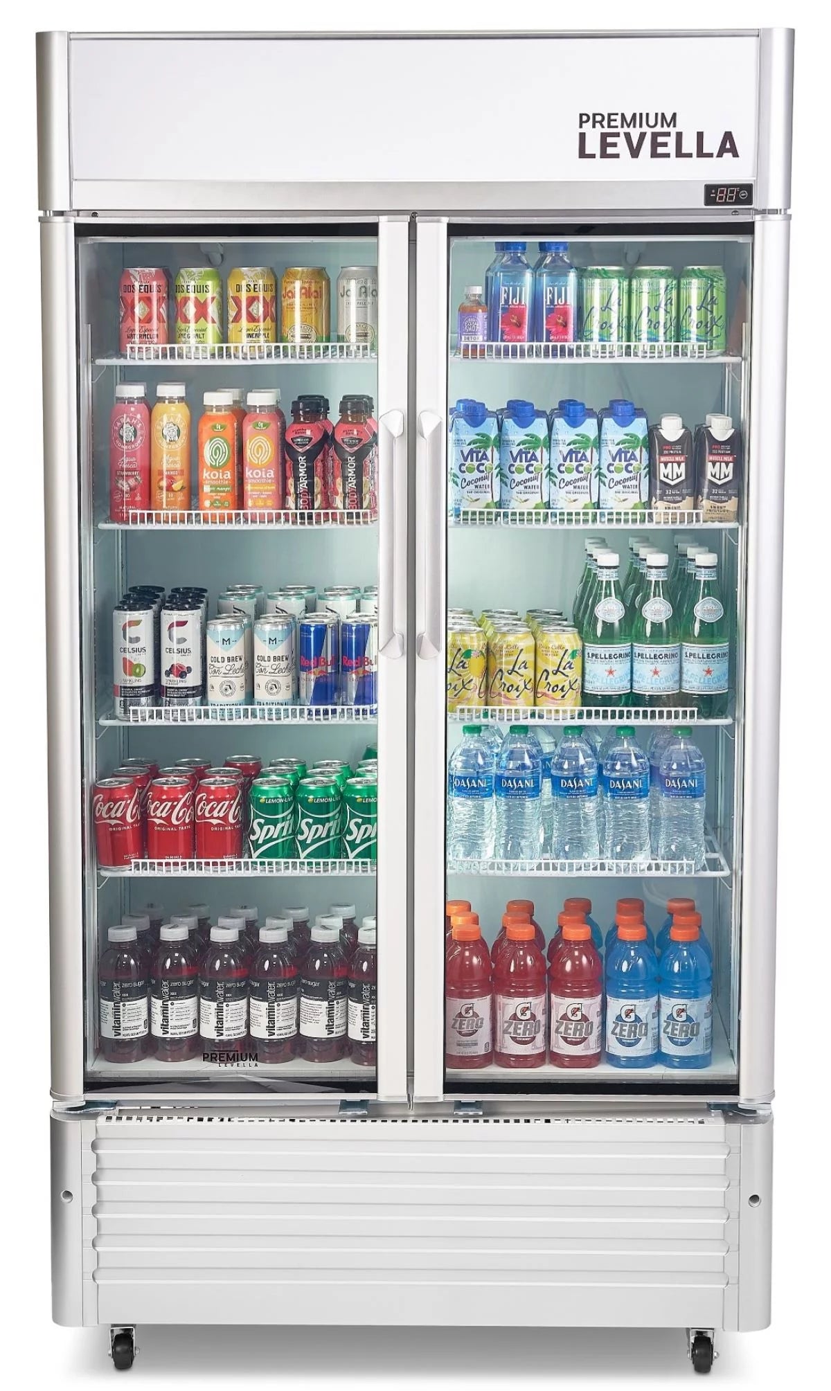 16 Cubic Foot 2-Glass Door Display Refrigerator B911012