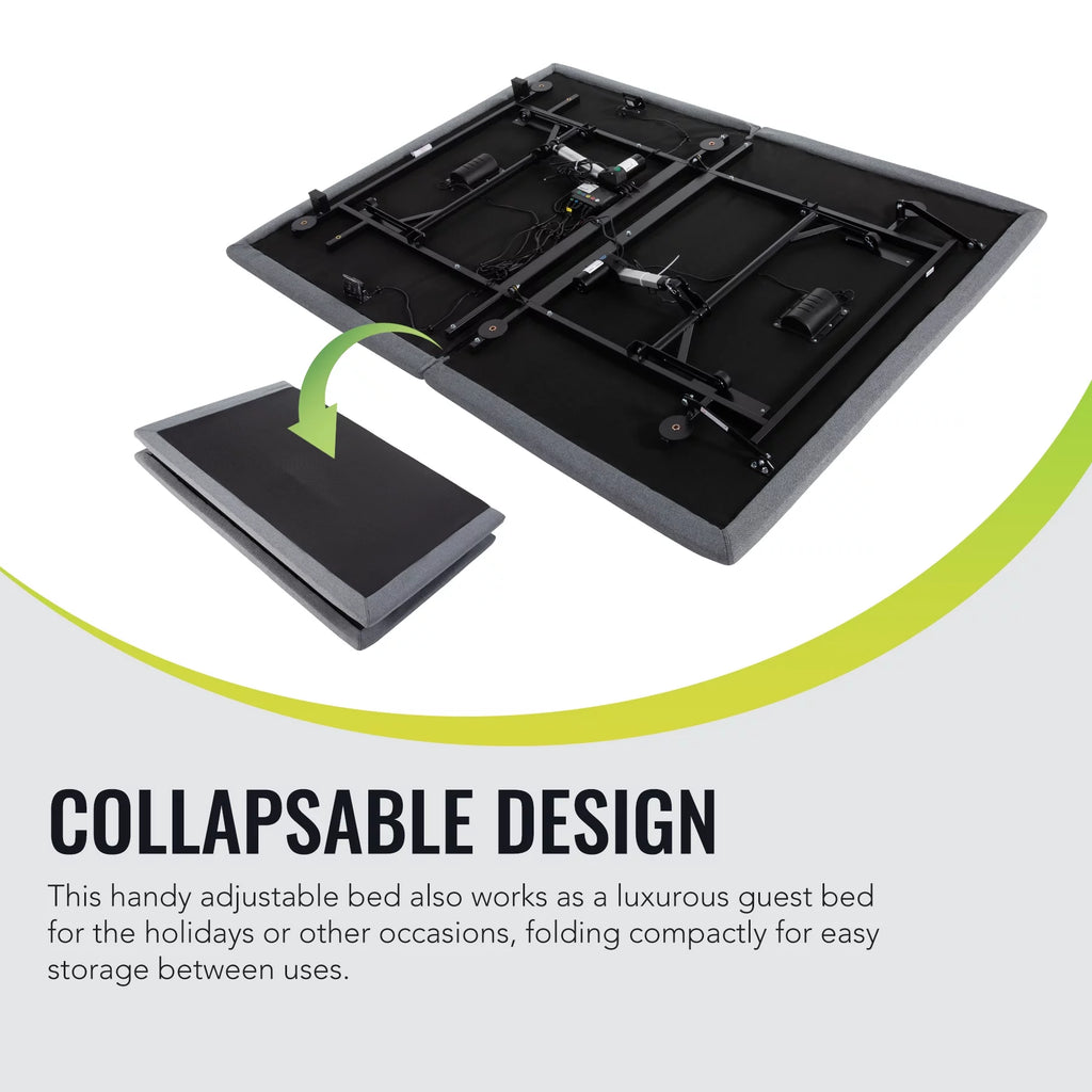 Queen Size Motorized Bed Frame with Remote Control O739