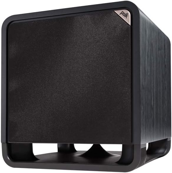 Powered Subwoofer with 12” Woofer, 400W Amp, Washed Black Walnut F7740