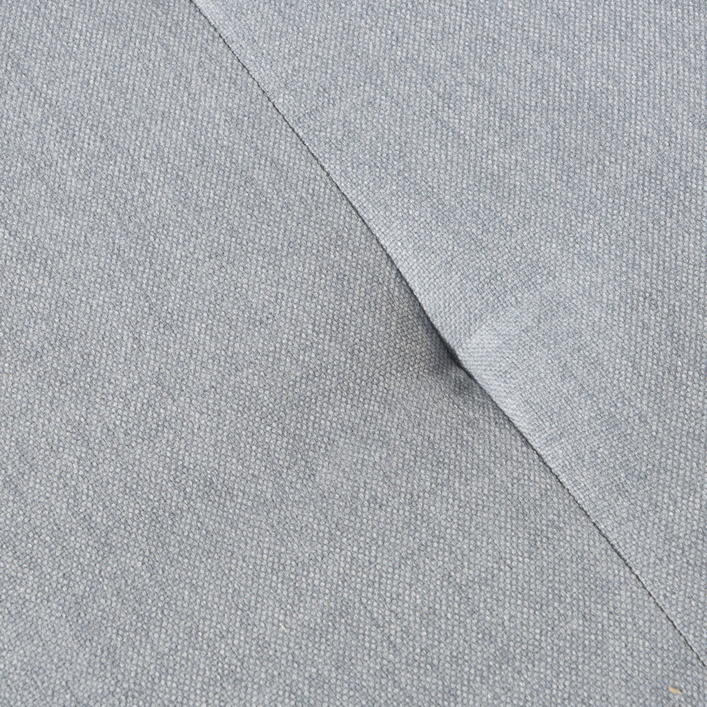 Light Grey Tufted Rectangular Ottoman H468248