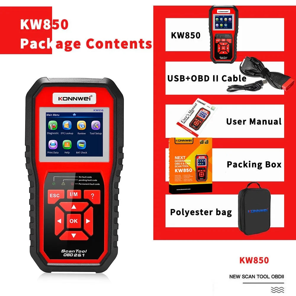 OBDII Scanner Code Reader Car Diagnostic Scan Tool Q563