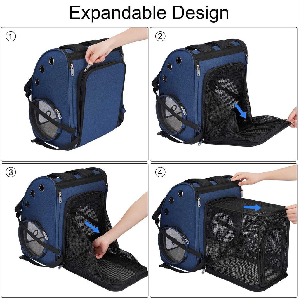 Expandable Pet Carrier Backpack U533049