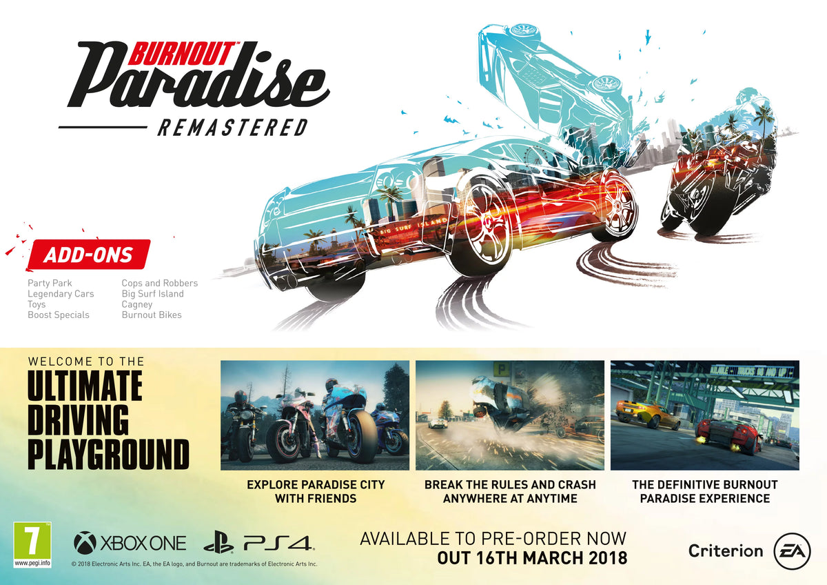 Burnout Paradise Remastered PlayStation 4 C72909
