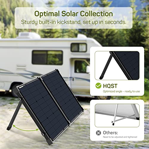 100 Watt 12 Volt Portable Solar Panel Suitcase with 30 Amp PWM Charge Controller Z642681
