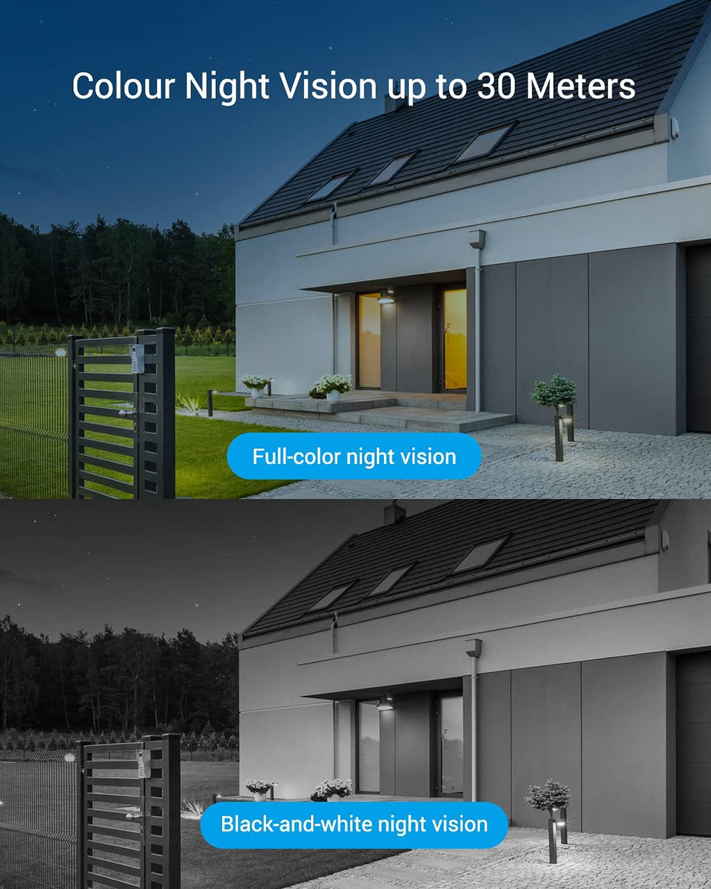 2K WiFi Security Camera with Color Night Vision and Two-Way Audio Z140579