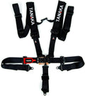 Black 5 Points Safety Harness Set with Shoulder Pads, Pack of 2 M394