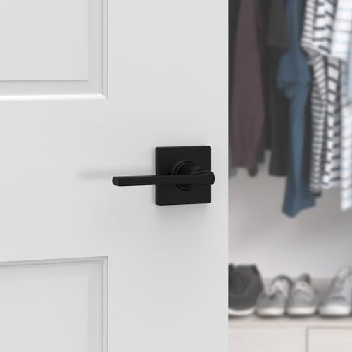 Matte Black Interior Privacy Door Handle 10 Pack S61008