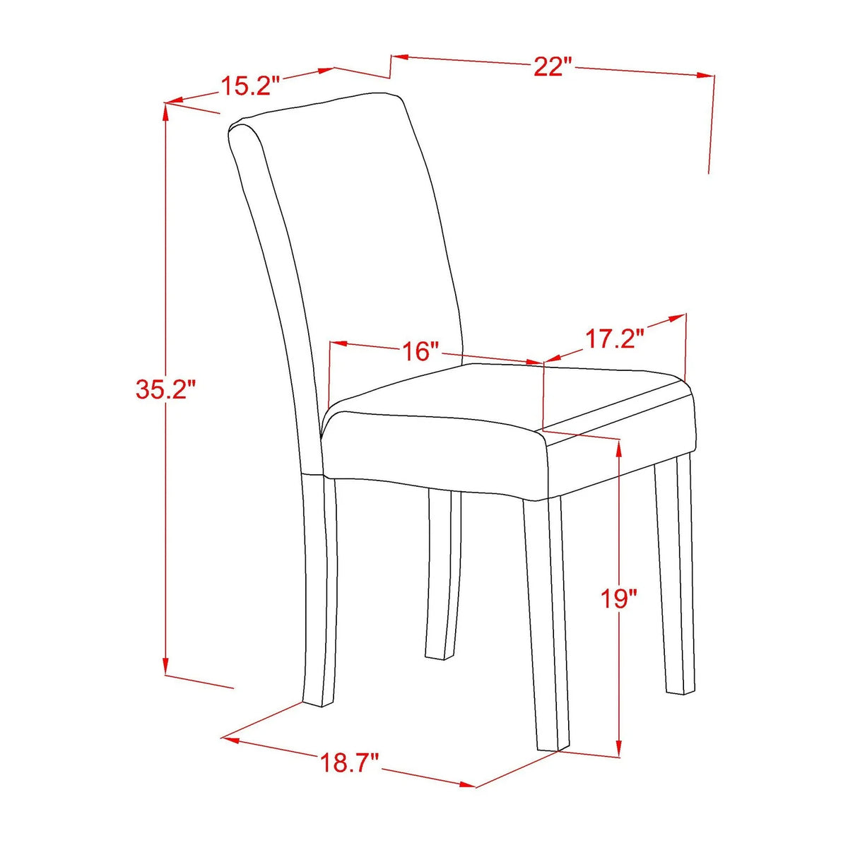 3-piece Wood Dining Set G508