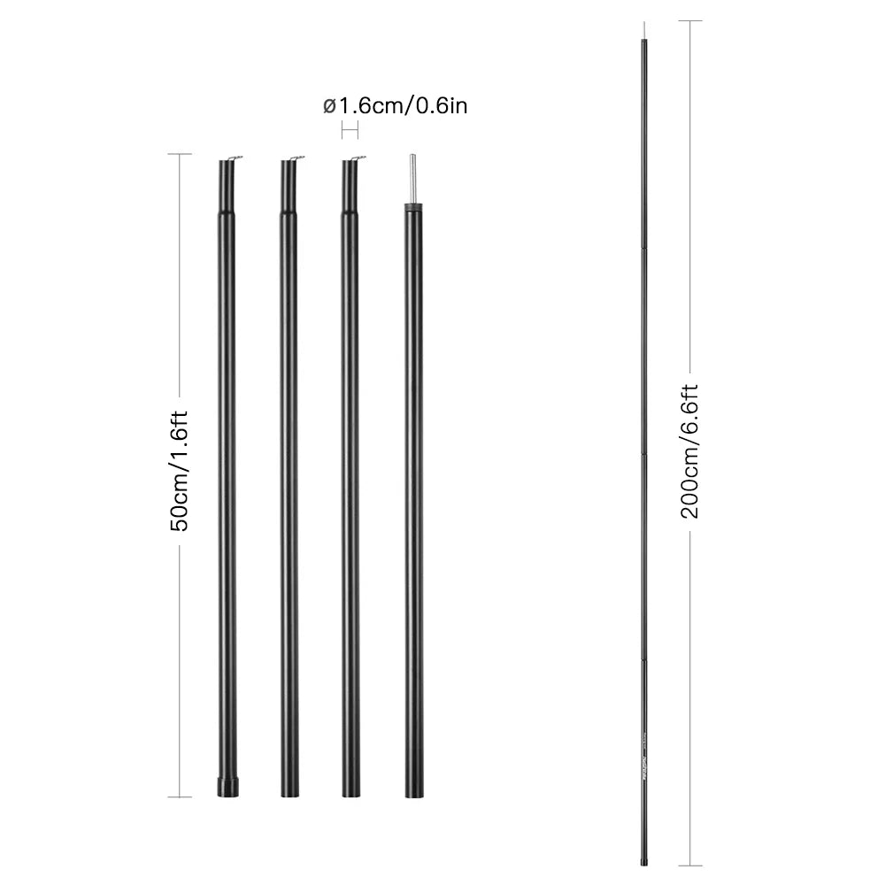 Tent Canopy Poles Set S380612
