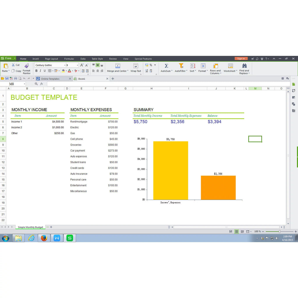 WPS Office Annual Subscription 3 PCs H35096