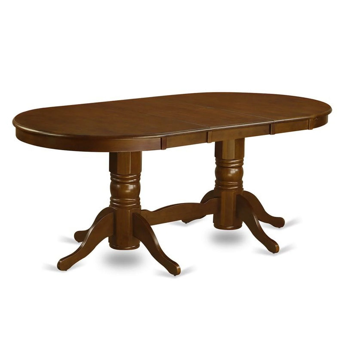 5-piece Espresso Wood Dining Table Set I4428