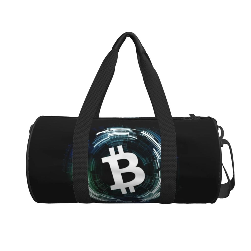 Cryptocurrency Blockchain Bitcoin Unisex Large Duffle Bag T34818
