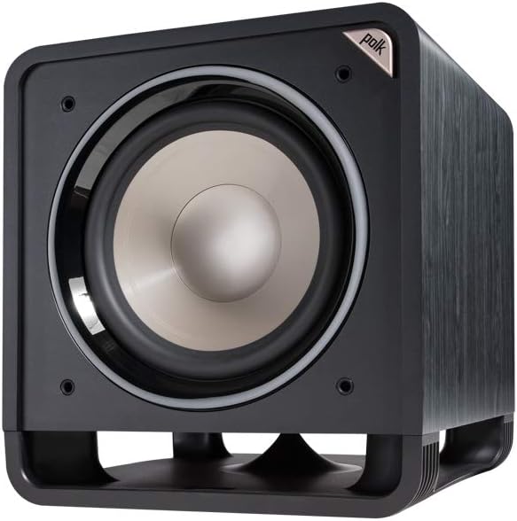 Powered Subwoofer with 12” Woofer, 400W Amp, Washed Black Walnut F7740
