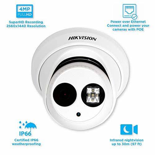 4MP WDR EXIR Turret IP Network Camera 2.8mm K44365