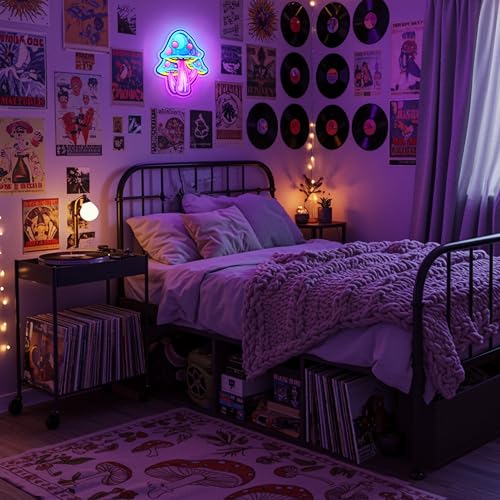 Mushroom Neon Sign Dimmable Mushroom Led Sign V224058