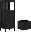 White 3 Removable Drawers Bathroom Floor Cabinet Y568