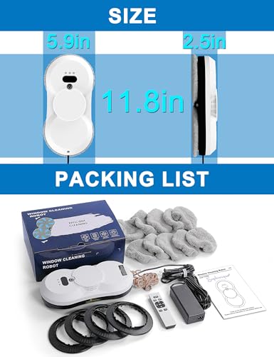 Window Cleaning Robot with Dual Spray G426