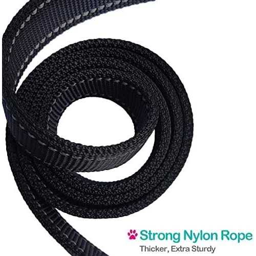 Short Padded Handle Heavy Duty Nylon Dog Leash K50039