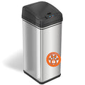 Stainless Steel 16 Gallon Touchless Sensor Trash Can D8423