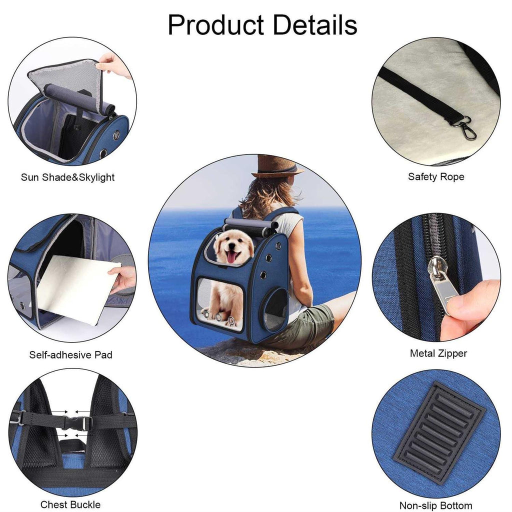 Expandable Pet Carrier Backpack U533049