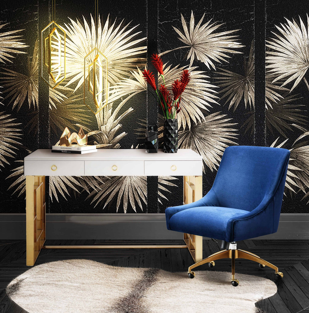 Navy Office Swivel Chair J2948