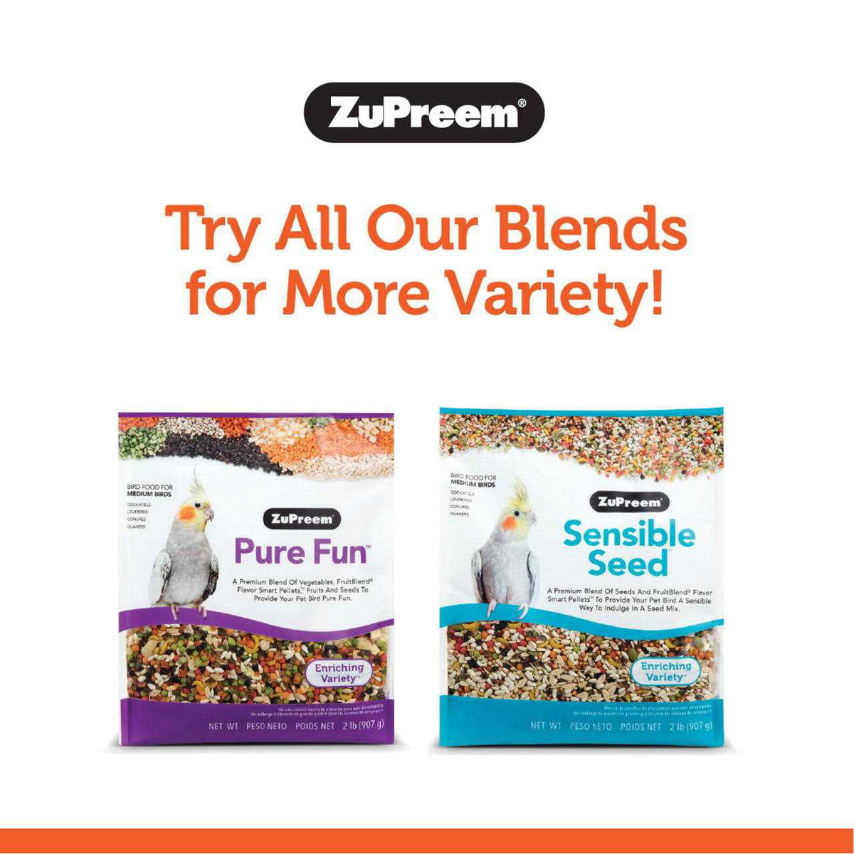PastaBlend Food for Medium Birds D606548