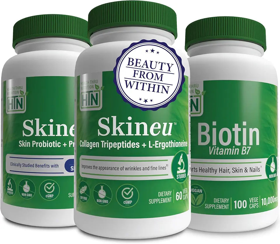 Vegan Biotin Probiotics Collagen Booster Pack B4167